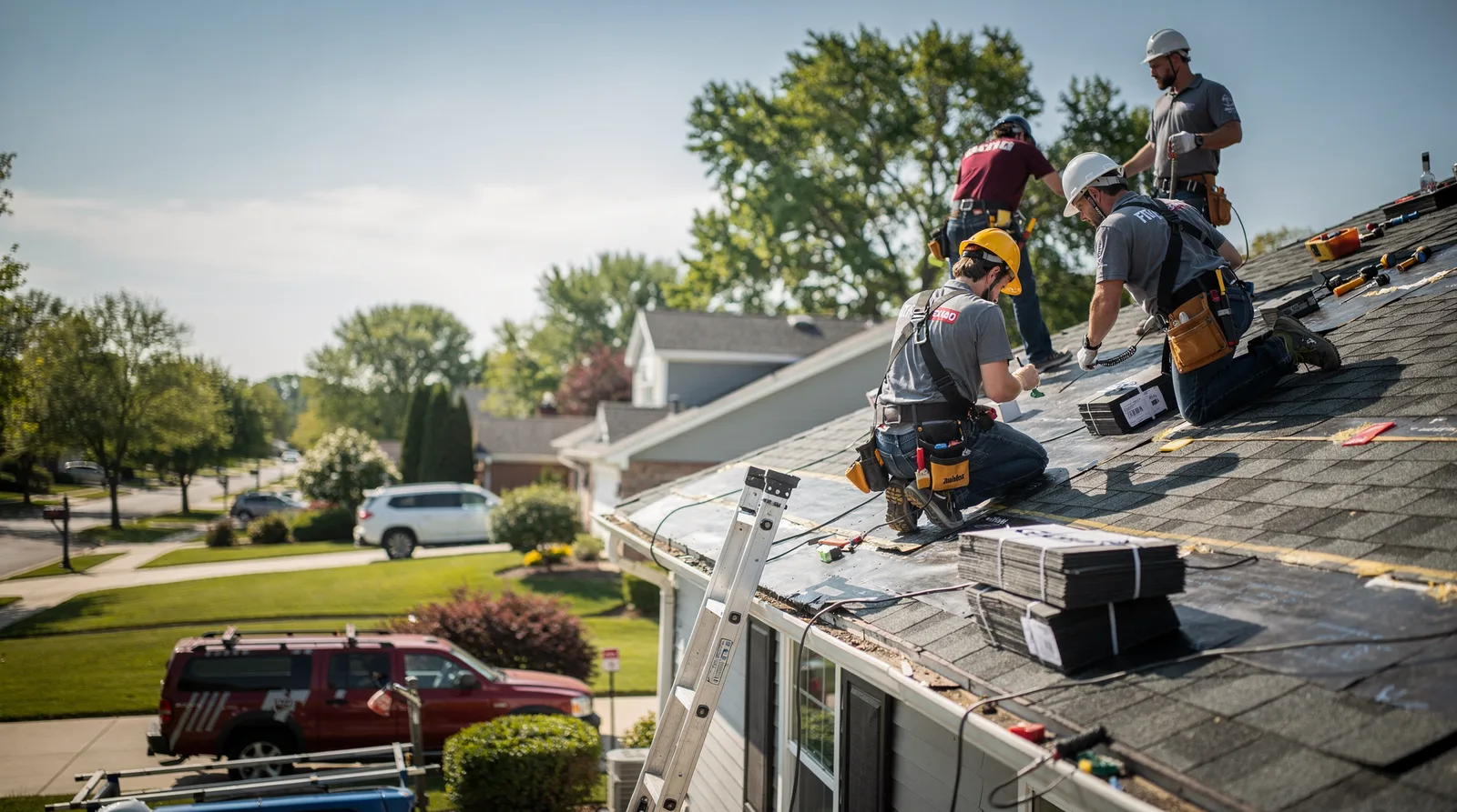 Roof Repair in New Boston, IL around you